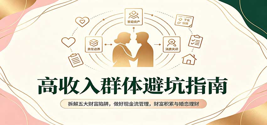 高收入群体避坑指南:拆解五大财富陷阱,做好现金流管理,财富积累与婚恋理财-资源V站