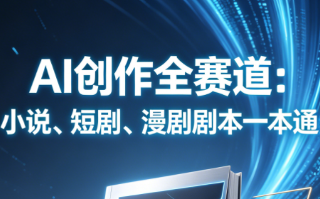 AI创作全赛道:小说、短剧、漫剧剧本一本通(更新9月)-资源V站
